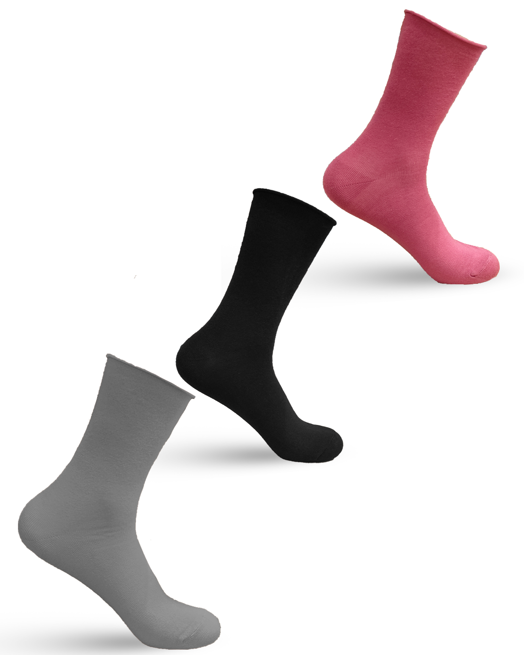 ISABELLA Women's Socks Plain Lycra Leg