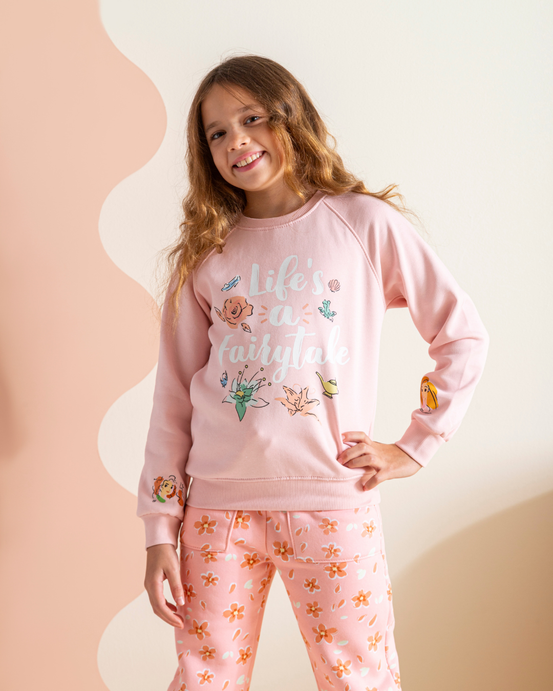 Girls' pajamas Life is a fairy tale