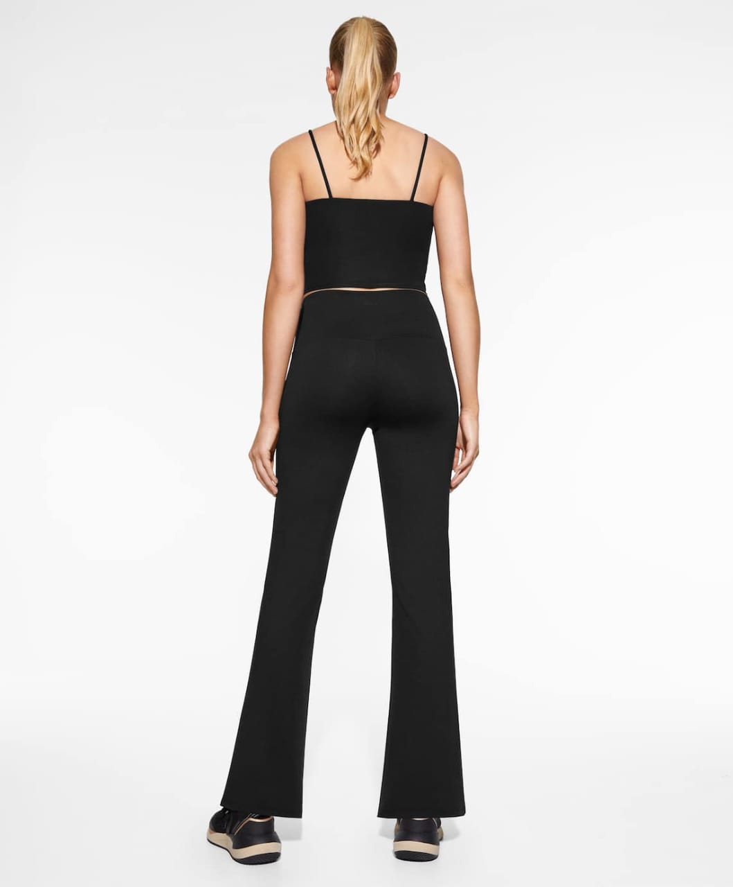 pantalon wide leg polyamid بنطلون حريمي رجل واسعه