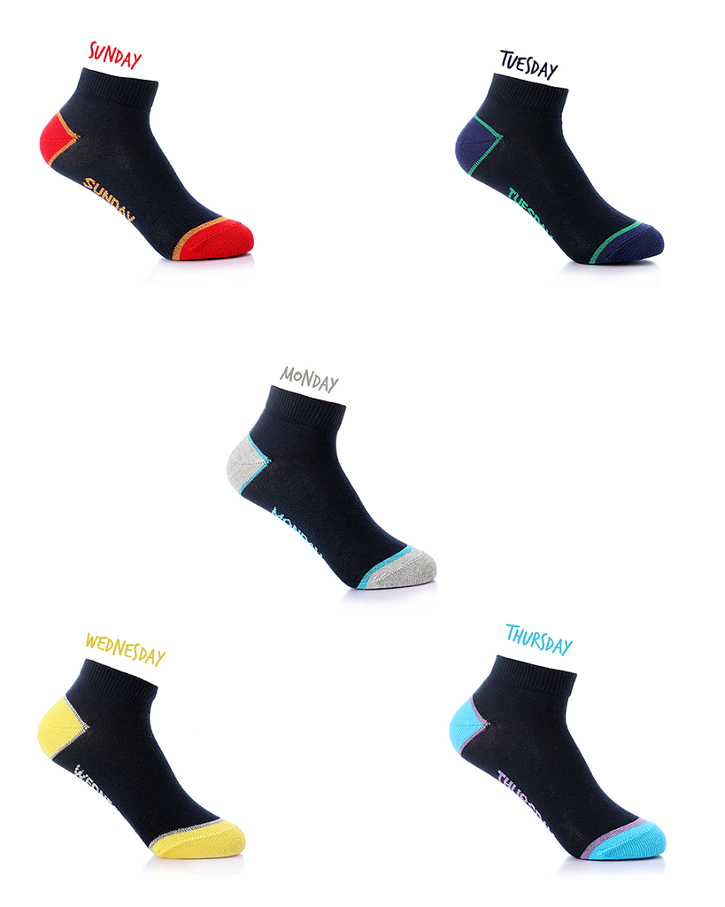 SOCKET BOYS PACK 5 DAY'S OF THE WEEK – 2segypt
