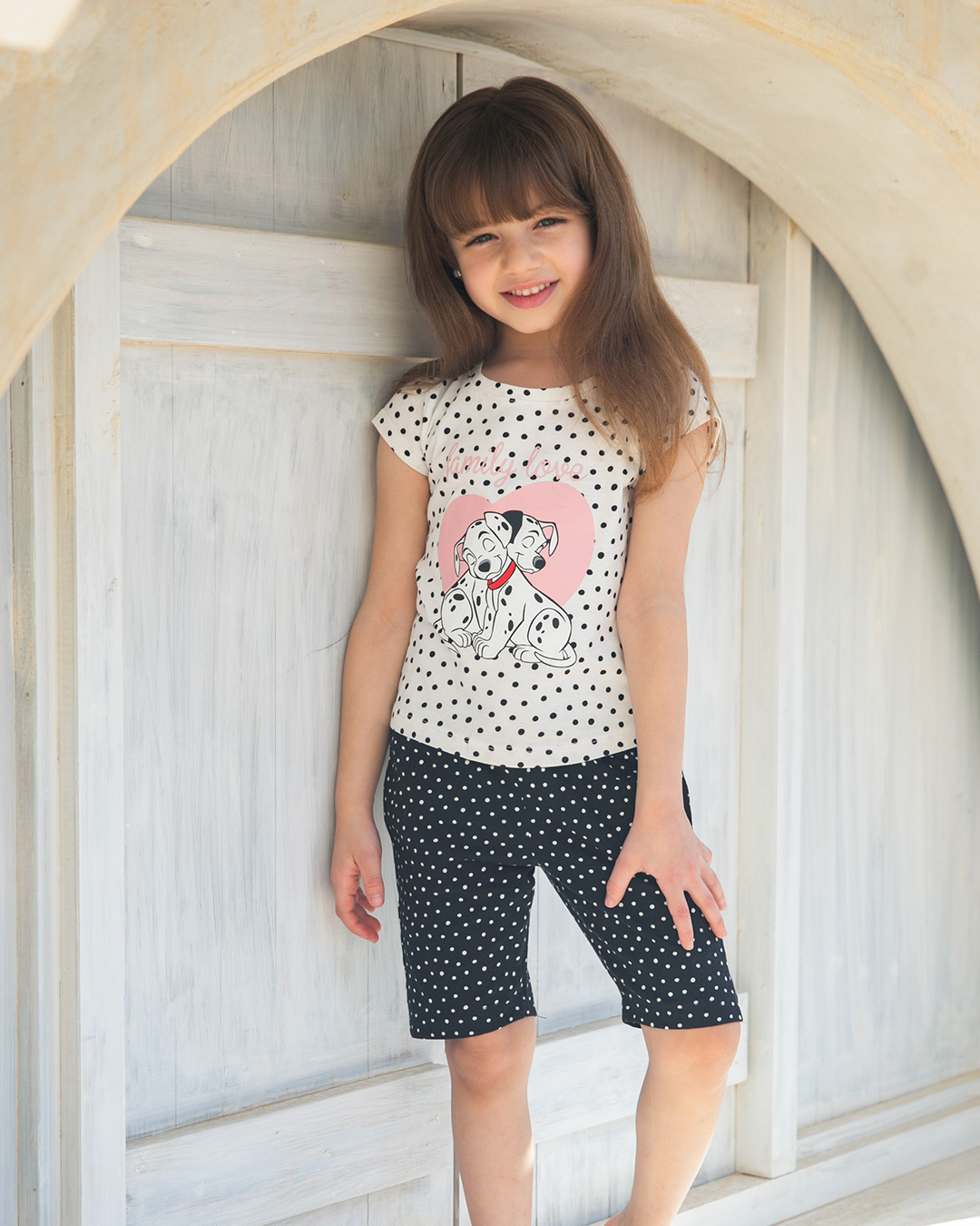 101 Dalmatian girls' polka-dot pajamas