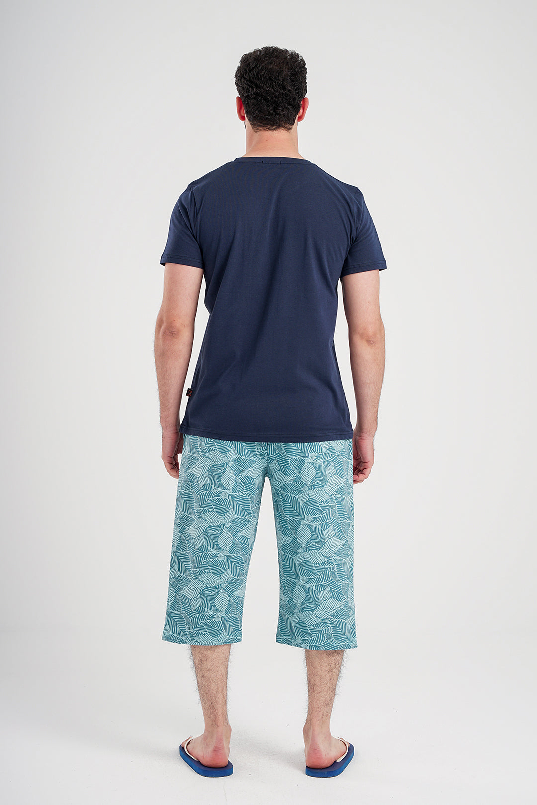 SUMMER PARADISE Men's pajama shorts with print