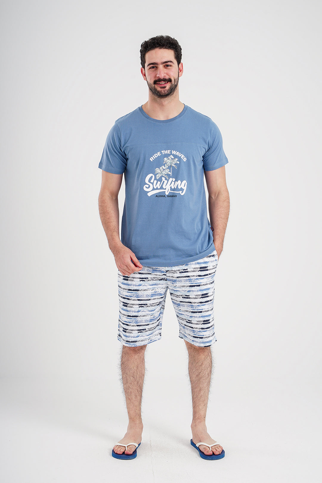 SURFING Men's Pajama Shorts Printed