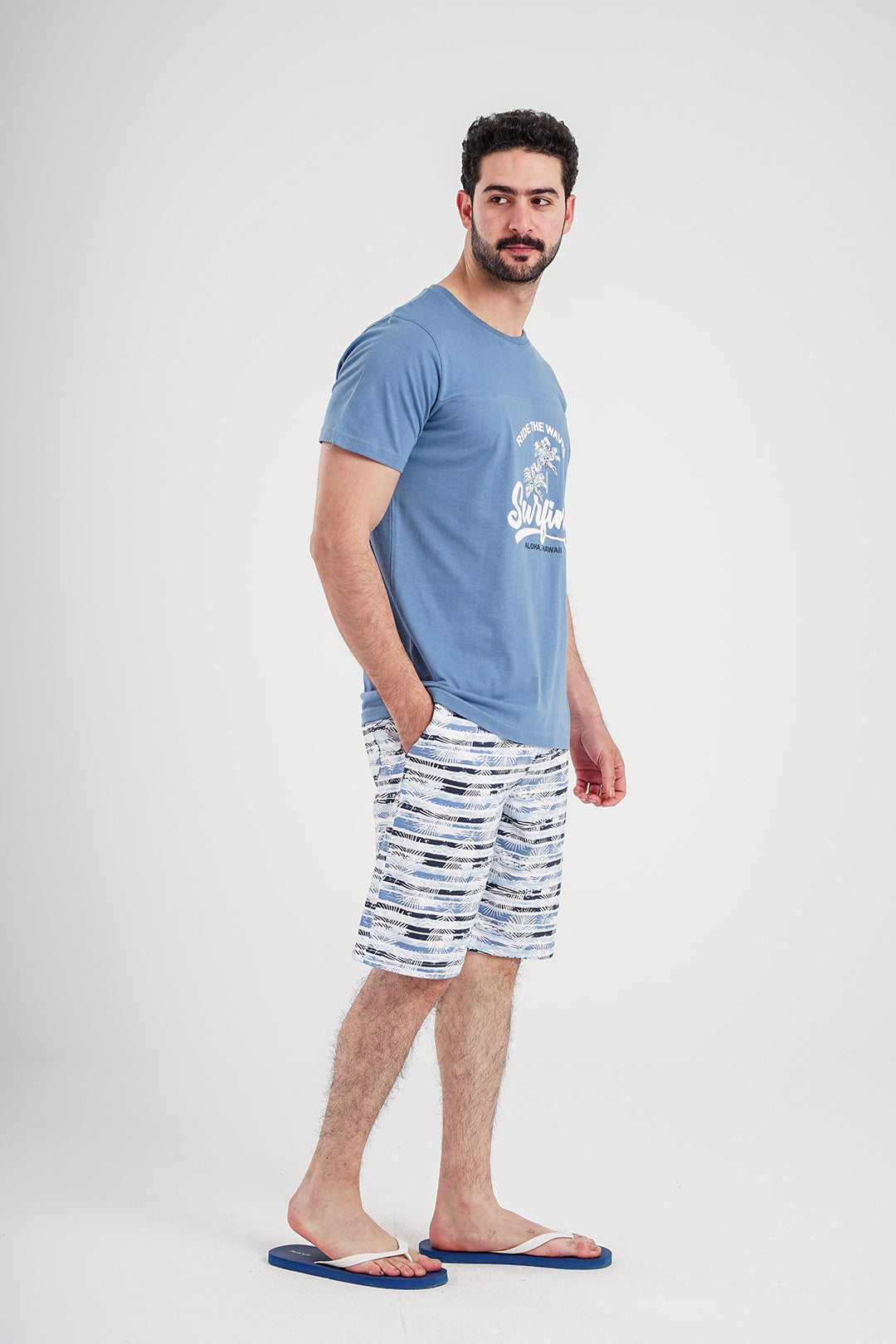 SURFING Men's Pajama Shorts Printed