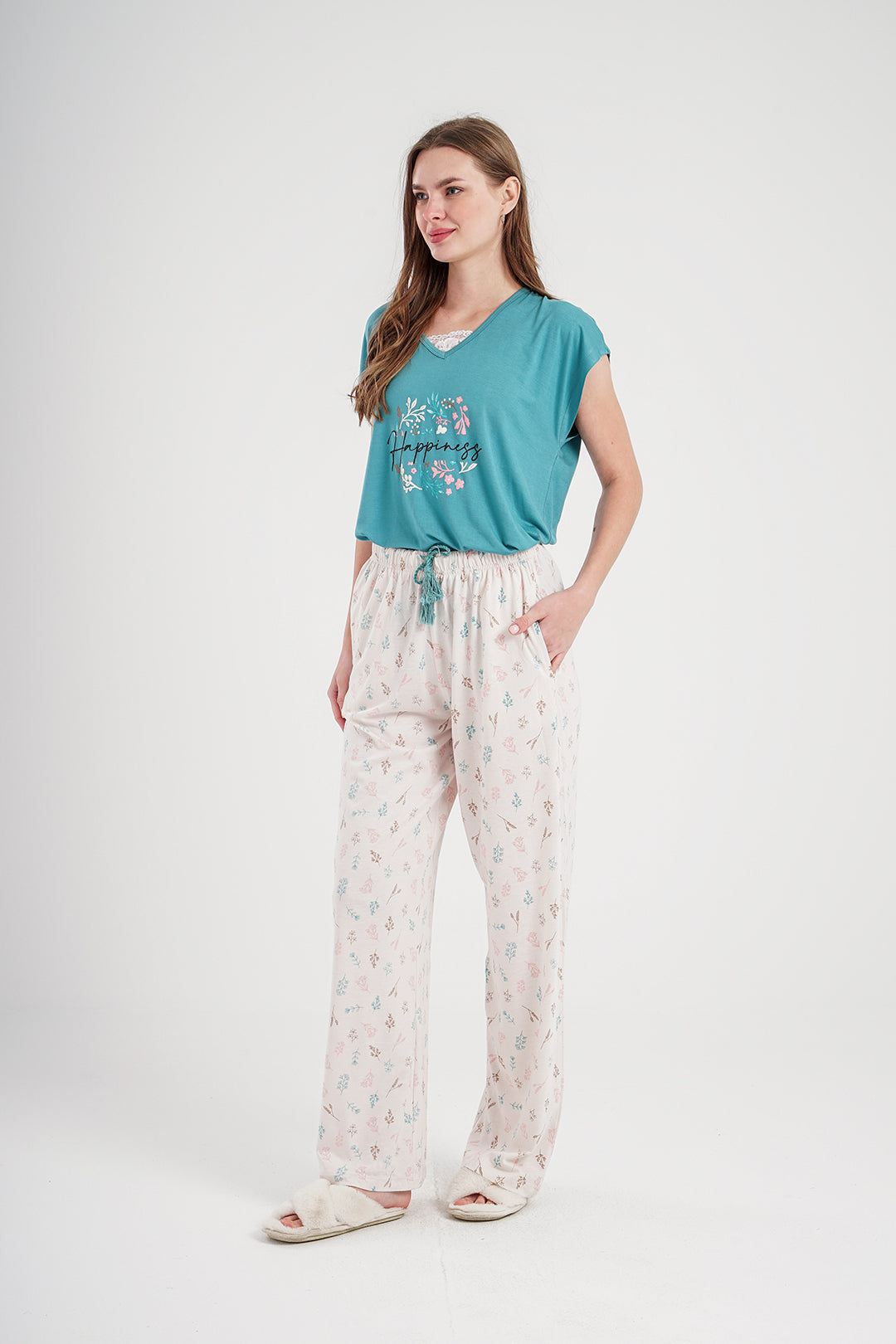 Happiness Women's Pajama Pants Modal Lycra