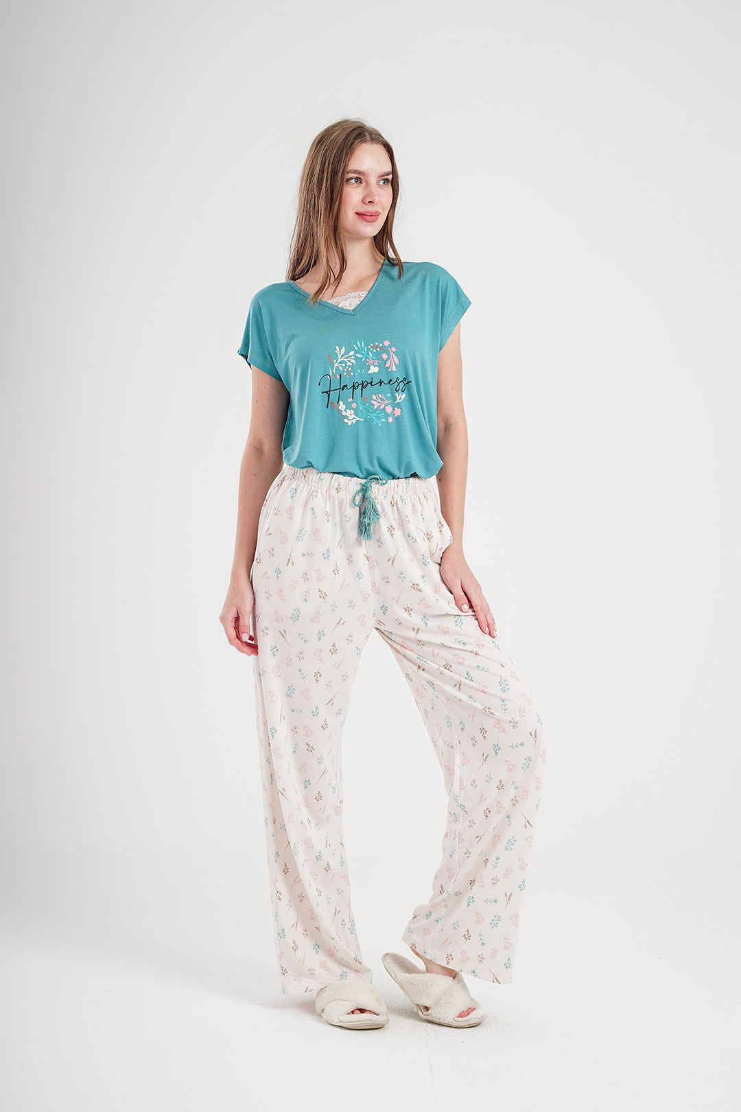 Happiness Women's Pajama Pants Modal Lycra