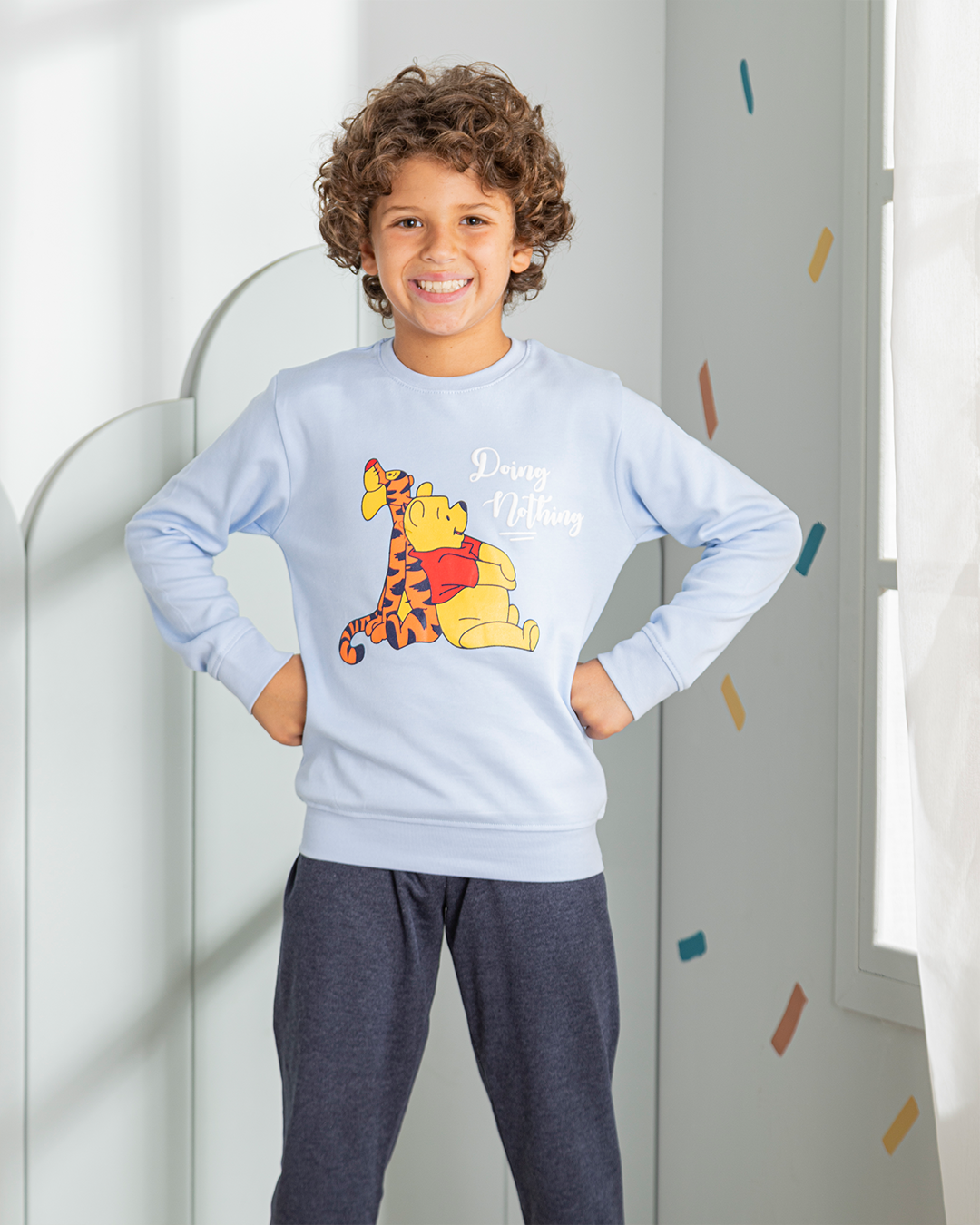 Pooh and tiger, my boys' pajamas
