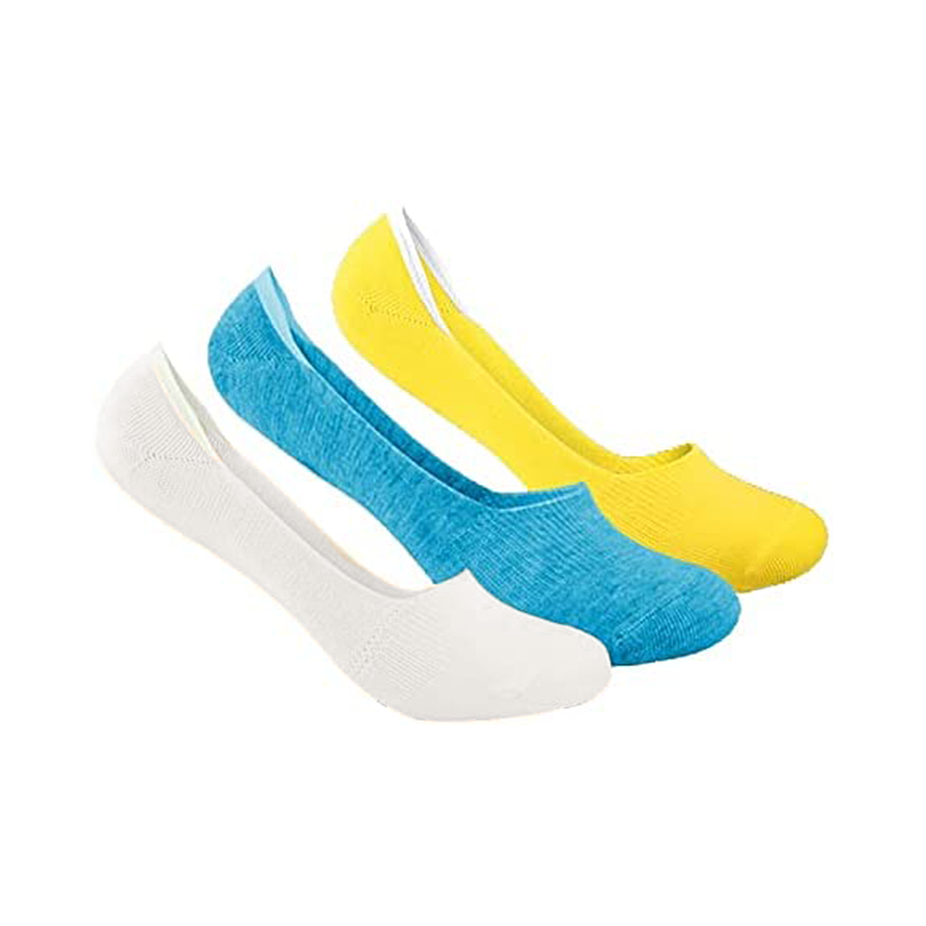 Plain lycra invisible socks for women