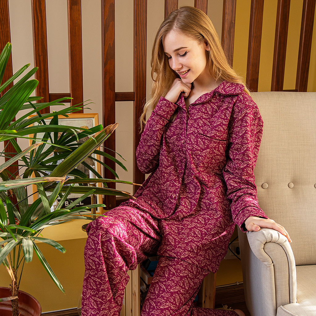 Women's pajamas woodland branches
