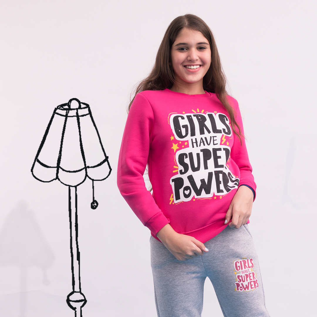 Super Power girls' pajamas