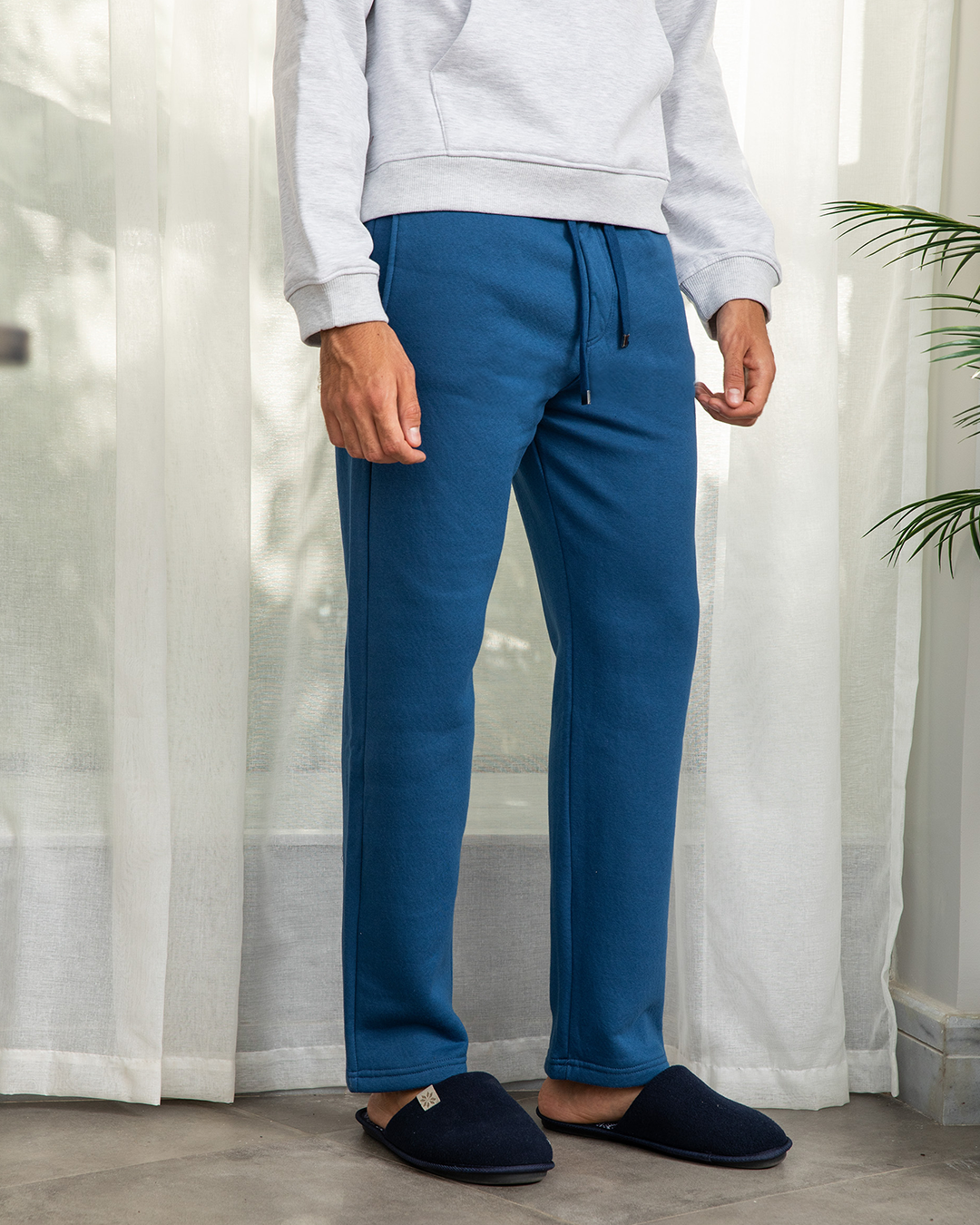 Plain men's trousers