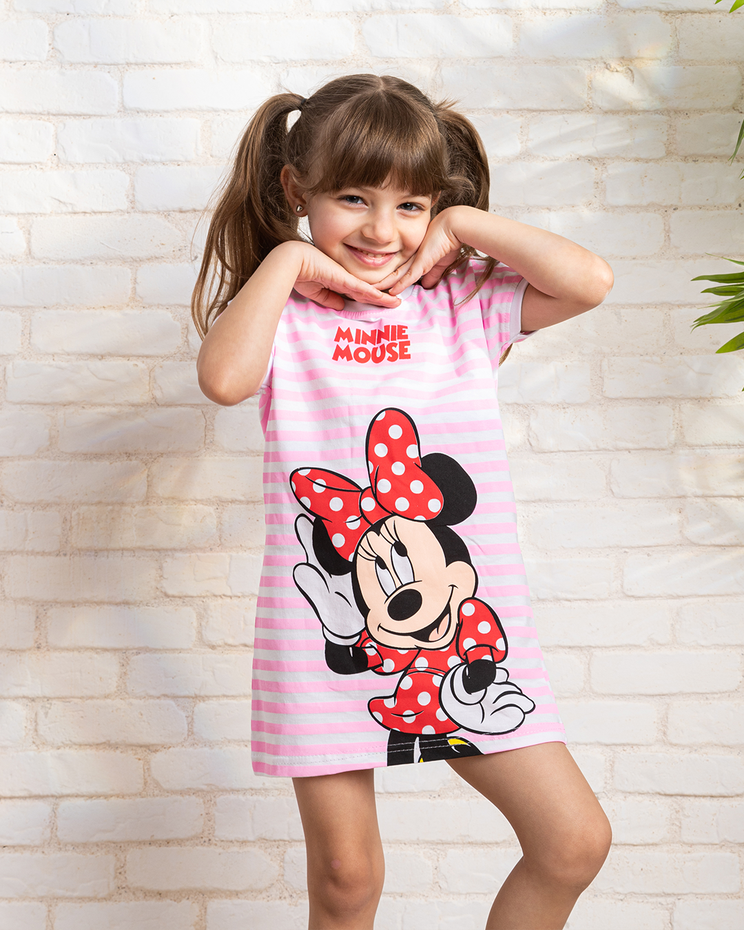 MINNIE MOUSE كاش بناتي مقلم