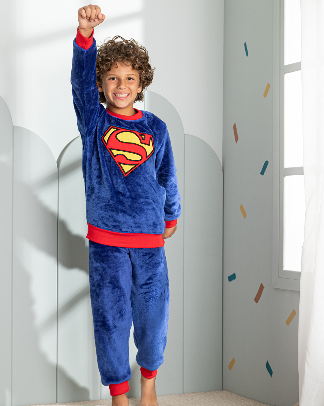  boys Polar Superman pajamas