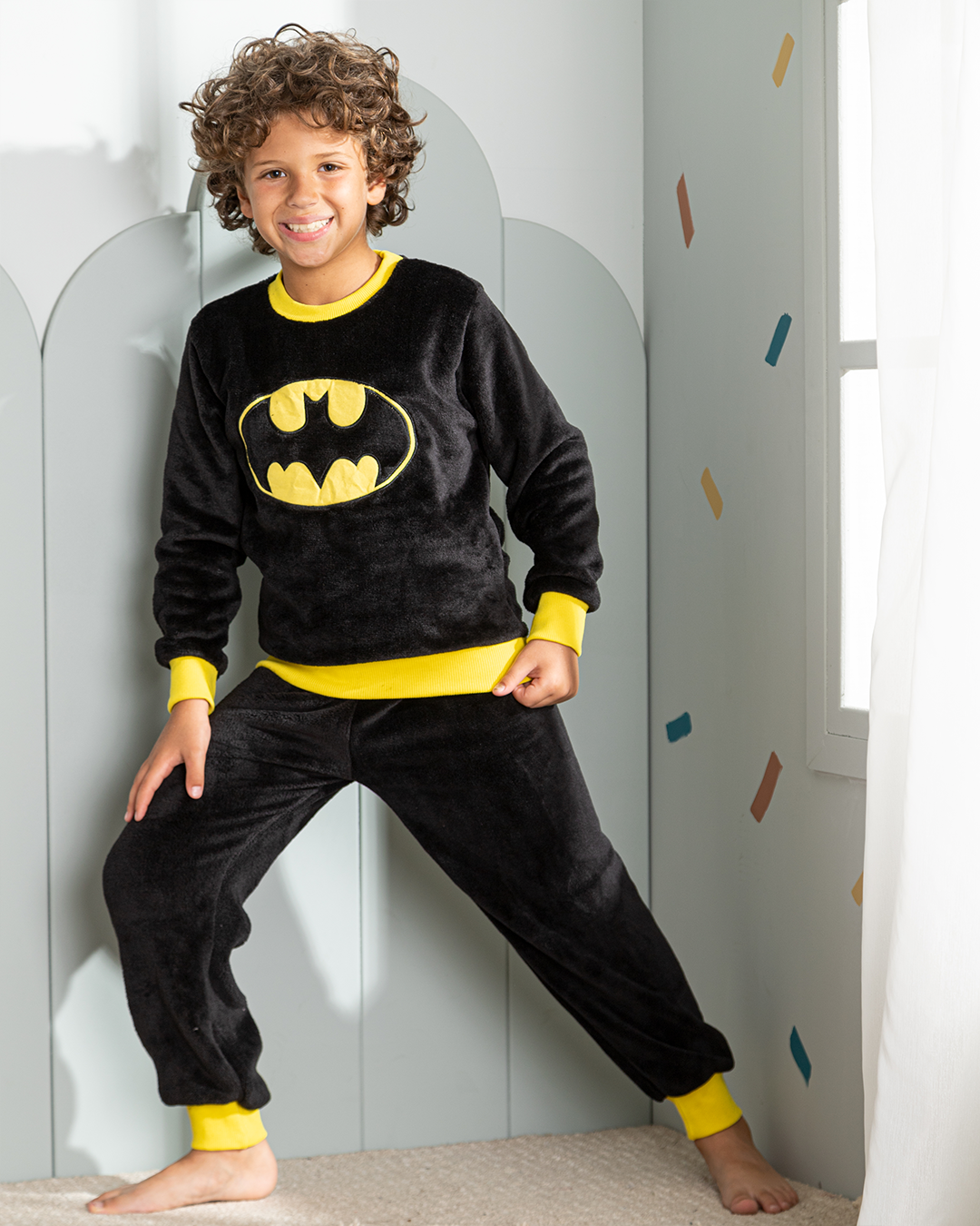  boys Polar Batman pajamas