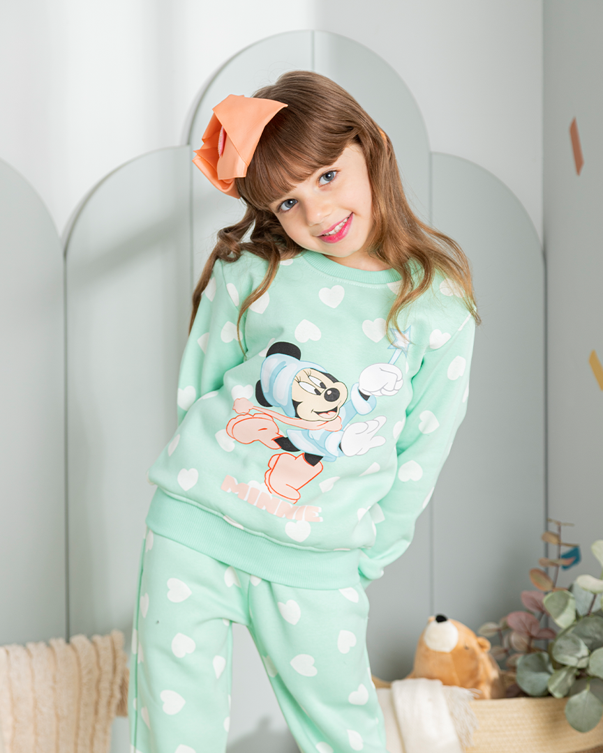 MINNIE Mouse Disney girls Milton pajamas