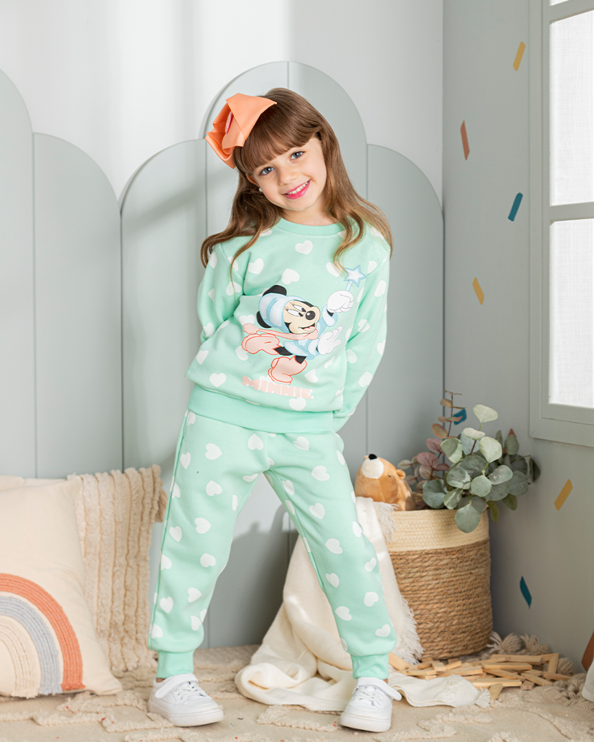 MINNIE Mouse Disney girls Milton pajamas
