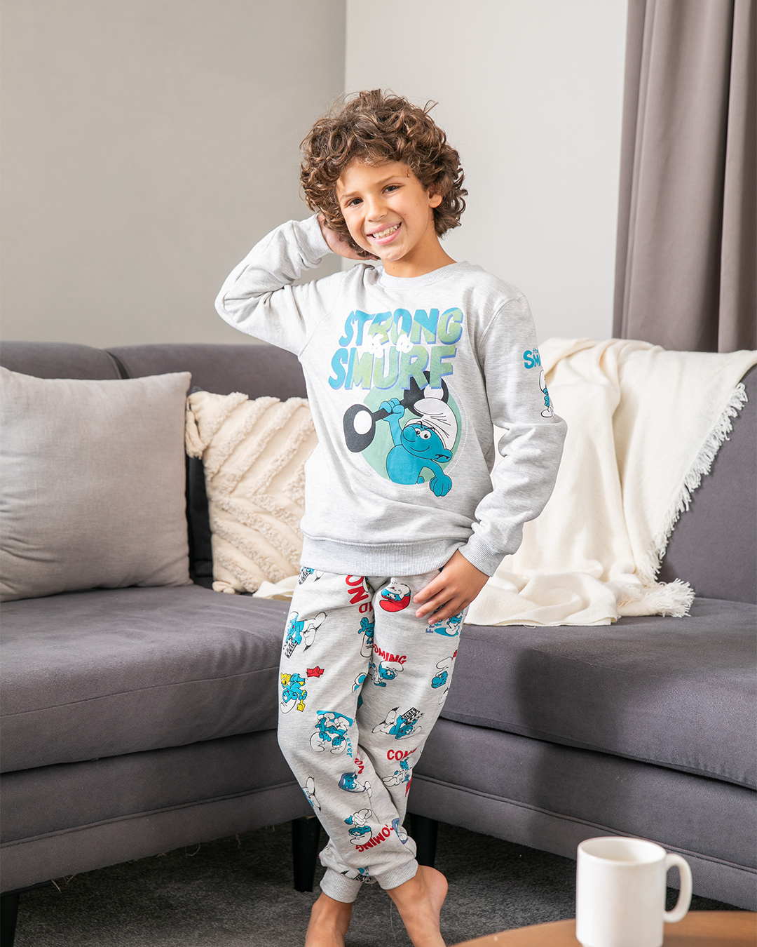  children's pajamas, Jarsonia Smurfs