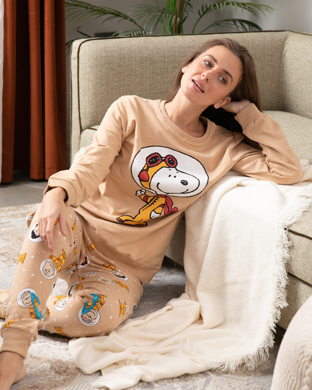 Snoopy basic pajamas for women