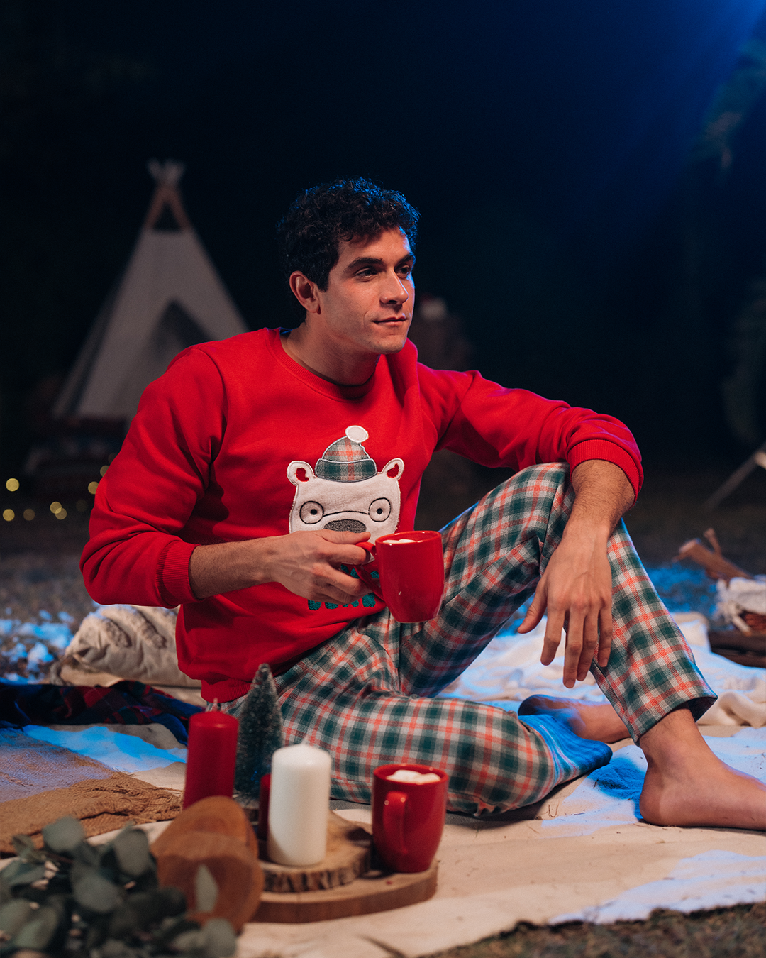 Daddy Bear Men's Christmas Pajamas