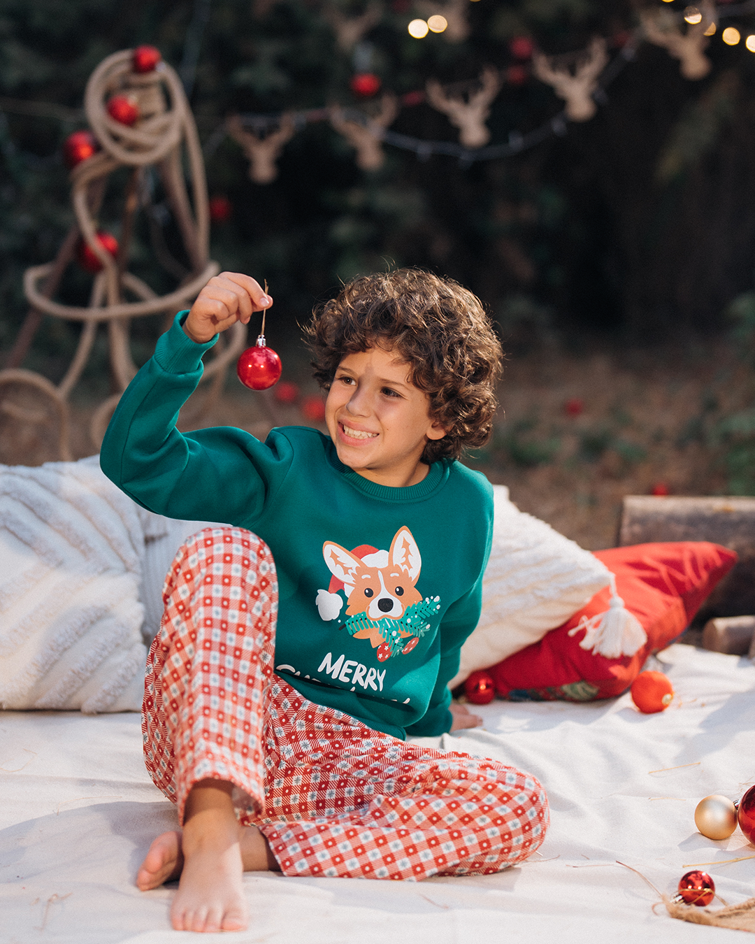 Merry Christmas girls/boys pajamas