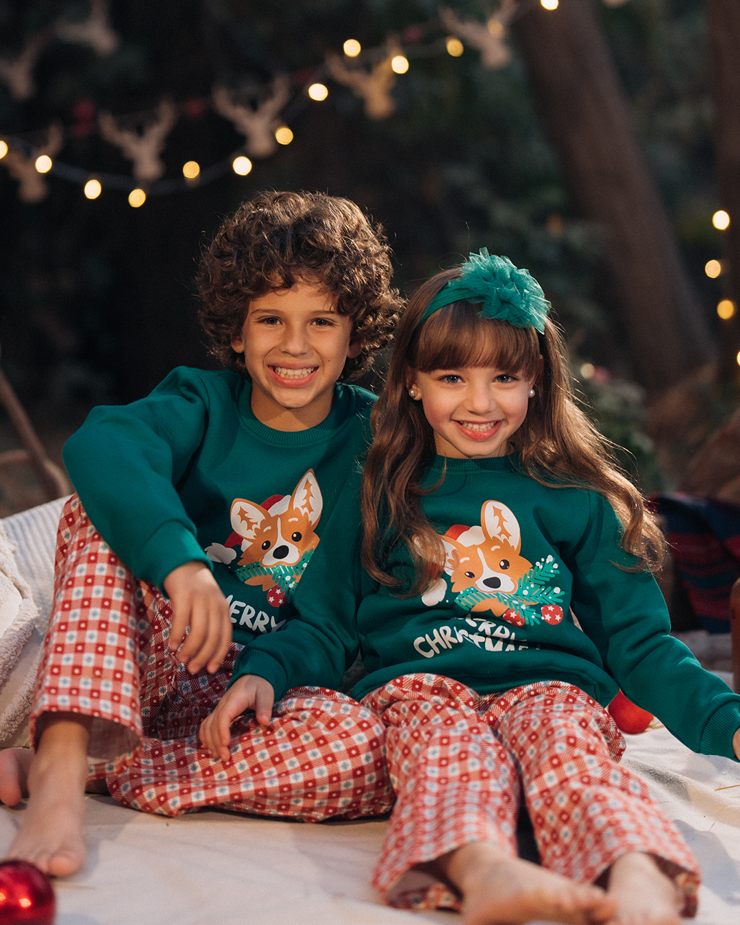 Merry Christmas girls/boys pajamas