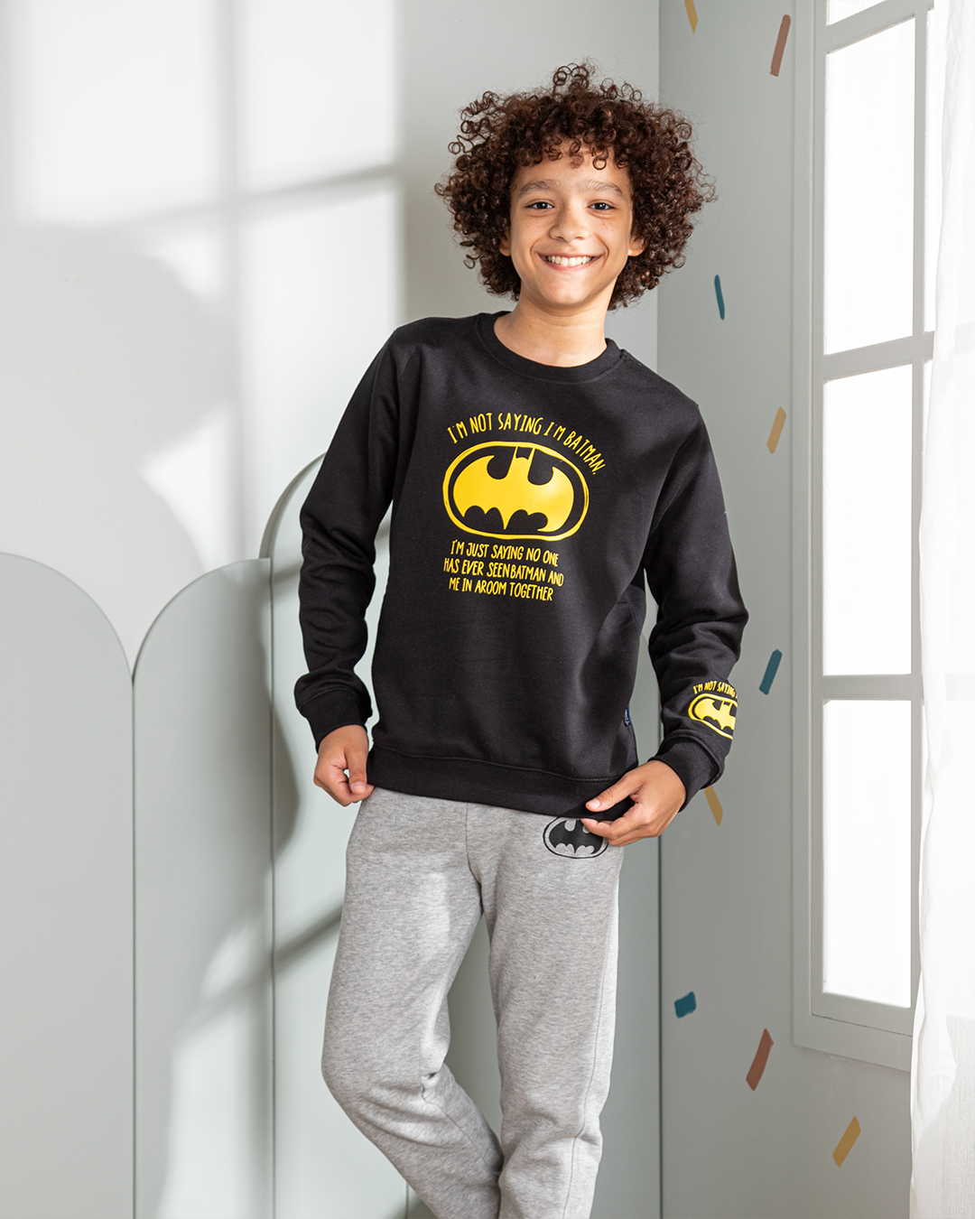 Batman pajamas for my boys, rhubarb