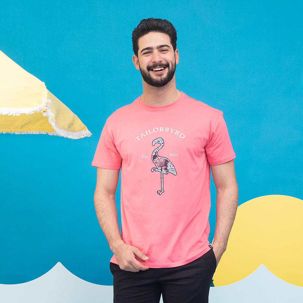 Pink flamingo T-shirt