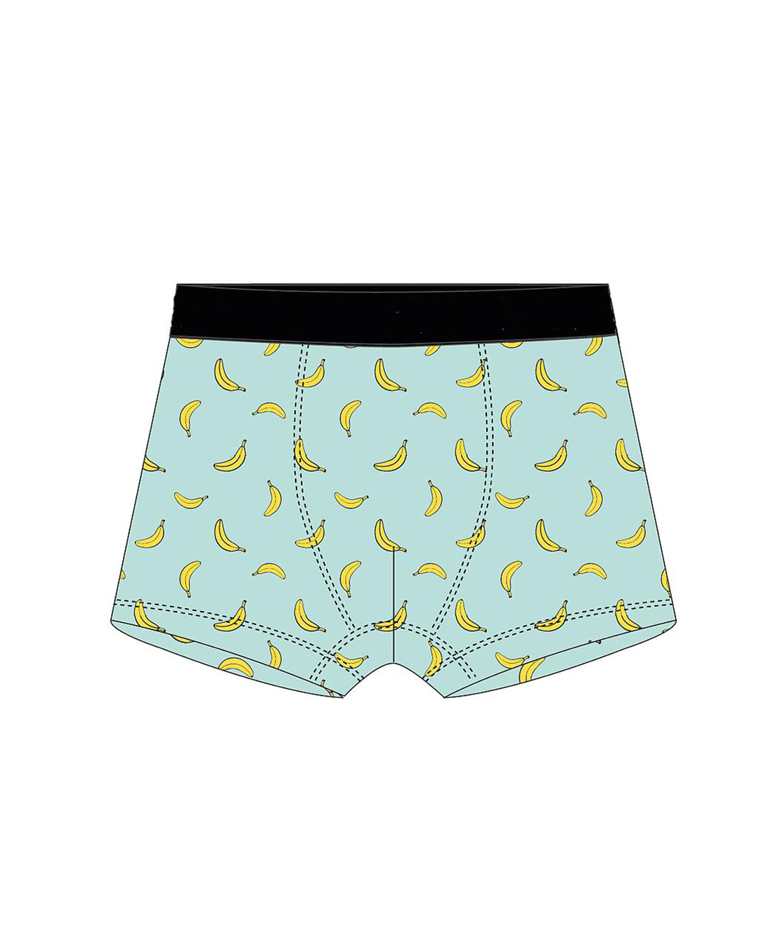 Banana print men's boxer