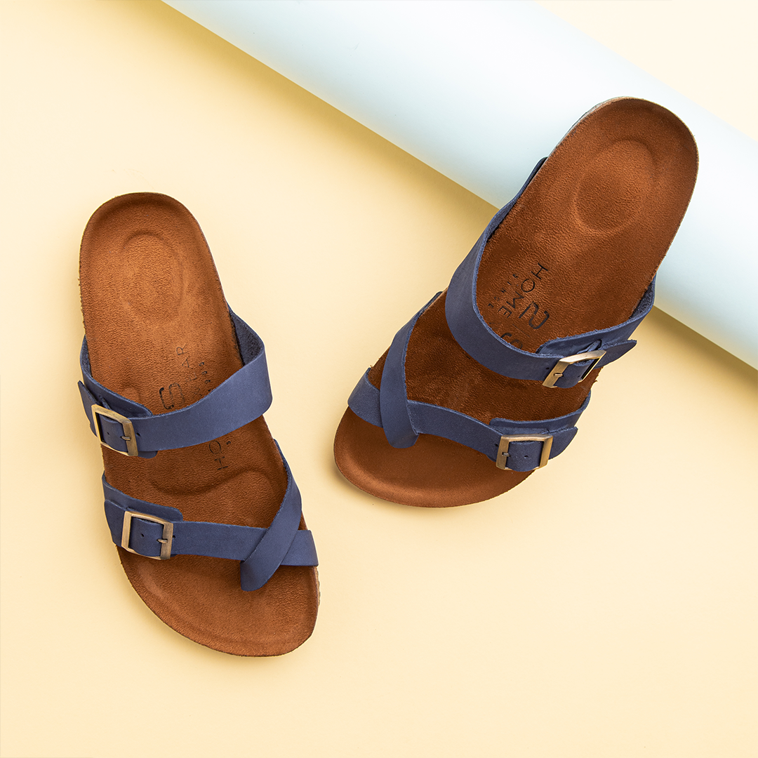 Men's classic thin leather slipper