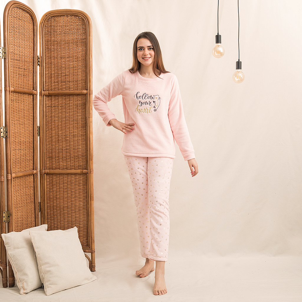 Follow your heart Women's Polar Pajamas