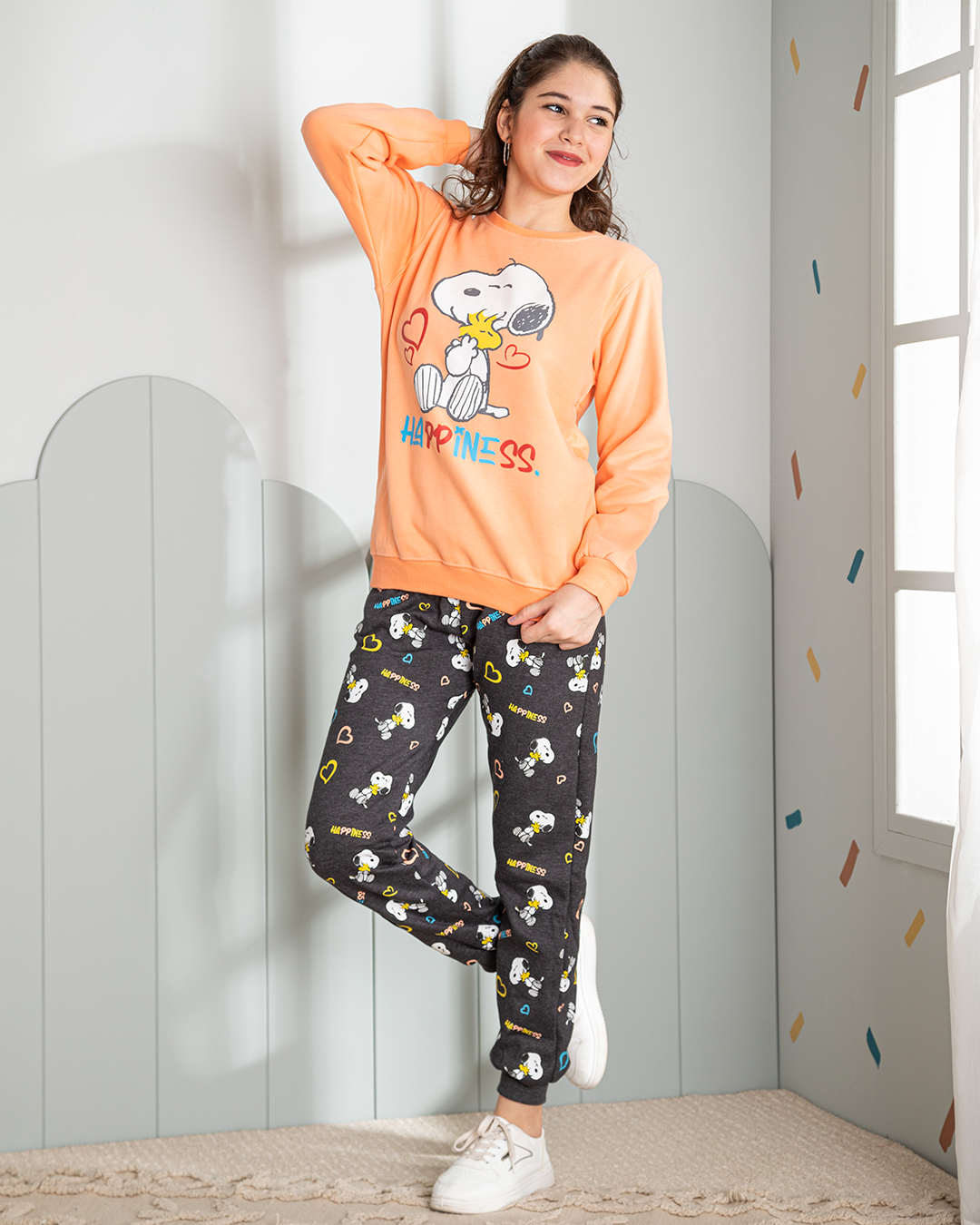 Snoopy girls' pajamas