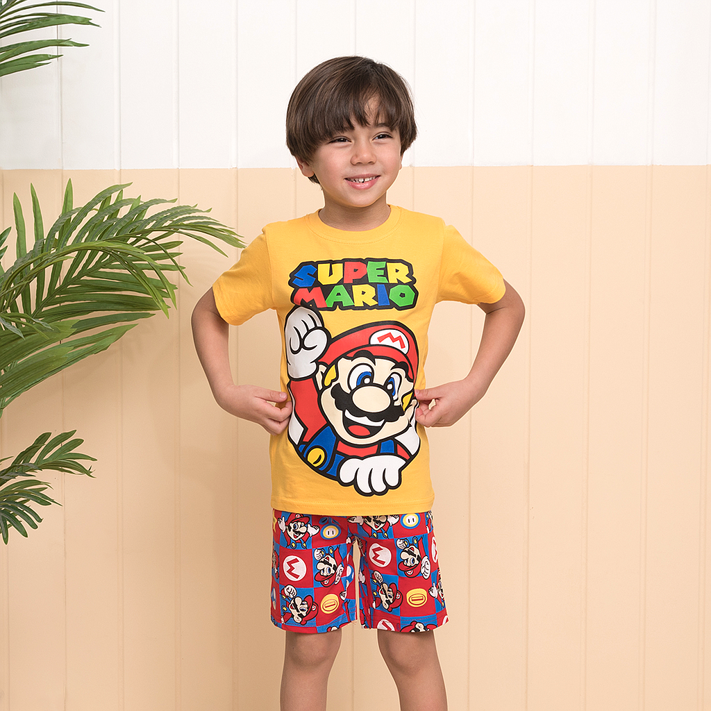 DS-Super Mario - Boys Super Mario Pajamas 
