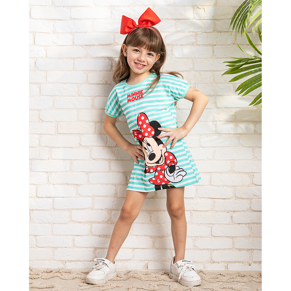 MINNIE MOUSE Girls' striped cashmere