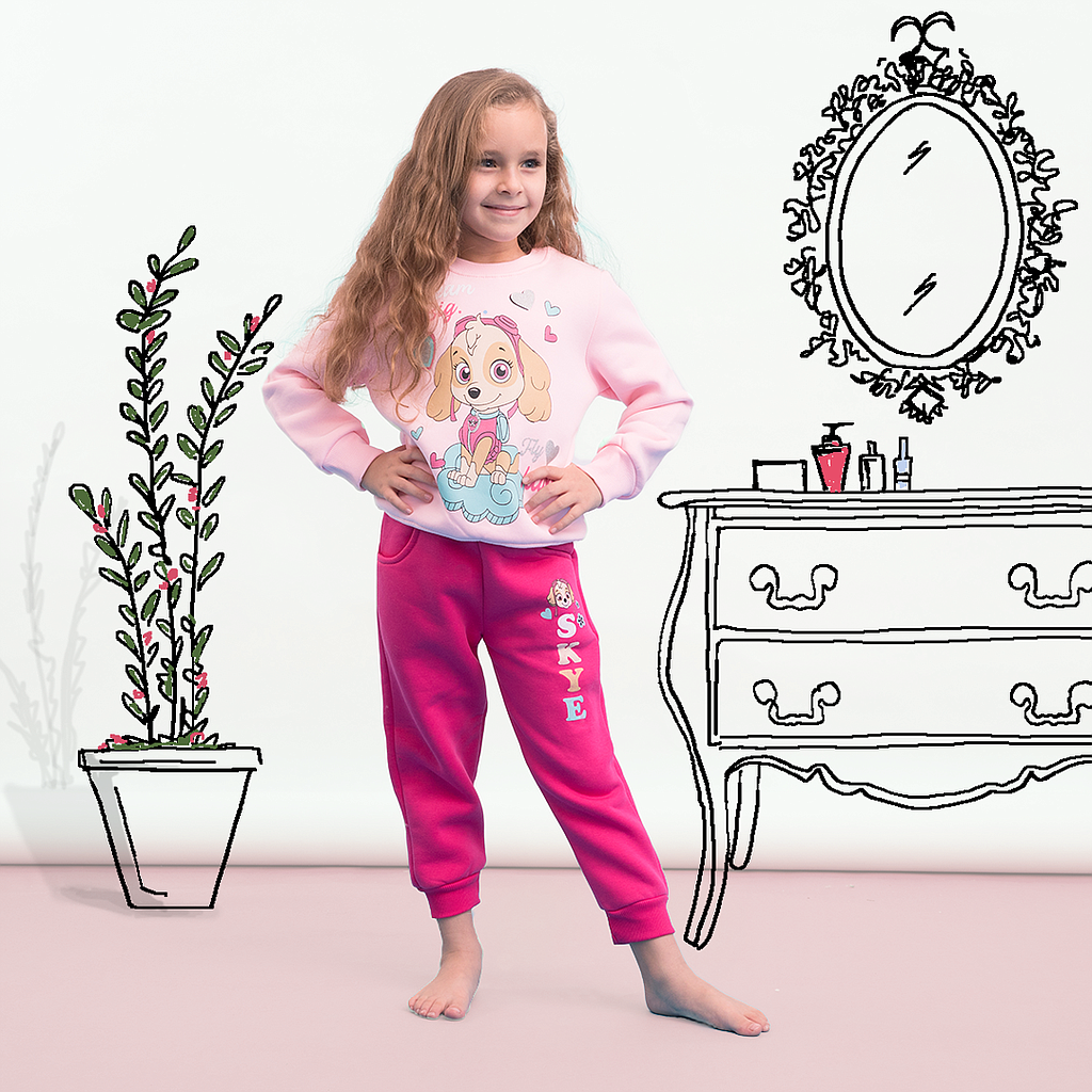 Dream Big girls' pajamas