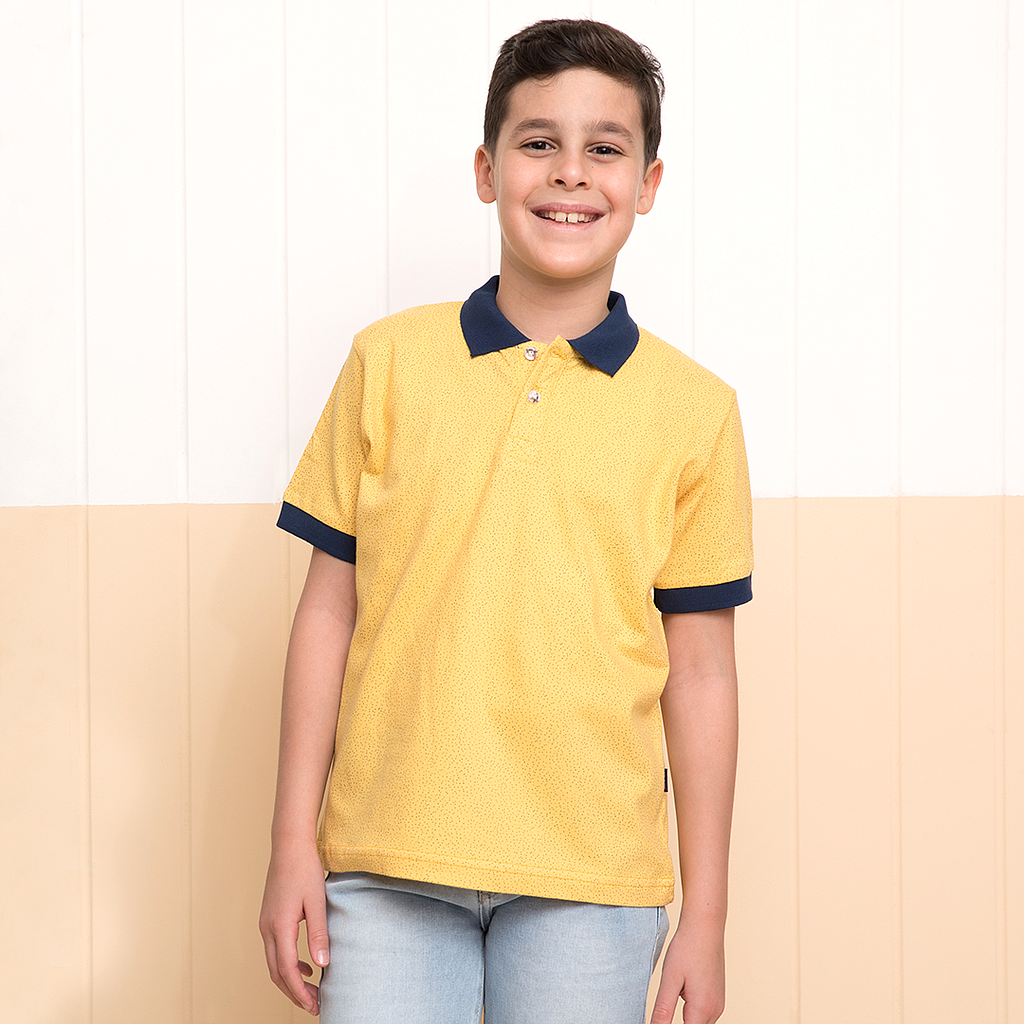 Children's polo shirt, dotted