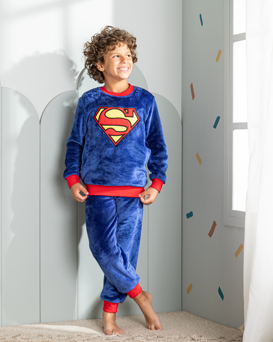  boys Polar Superman pajamas