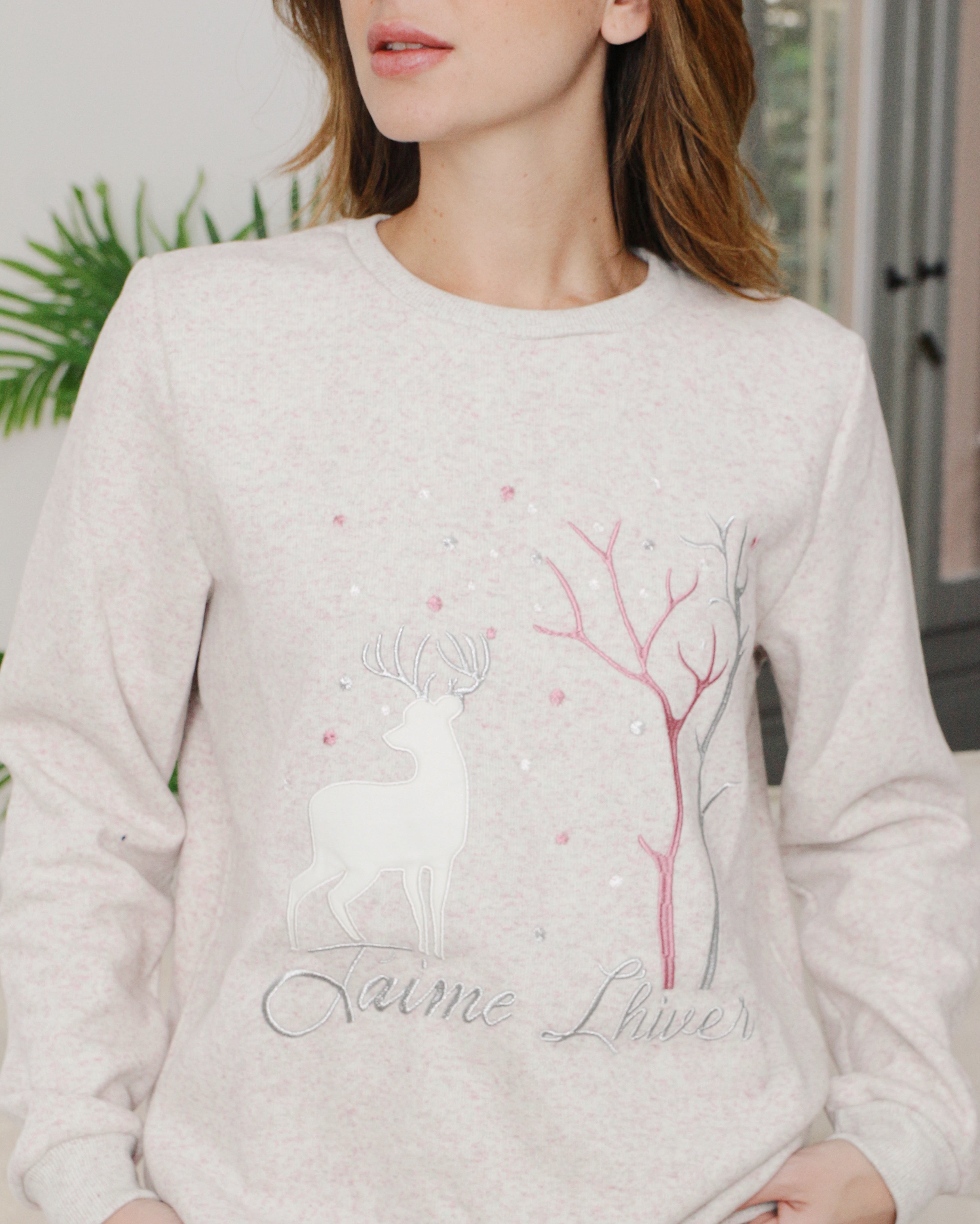 J'aime L'hiver Women's gazelle pajamas